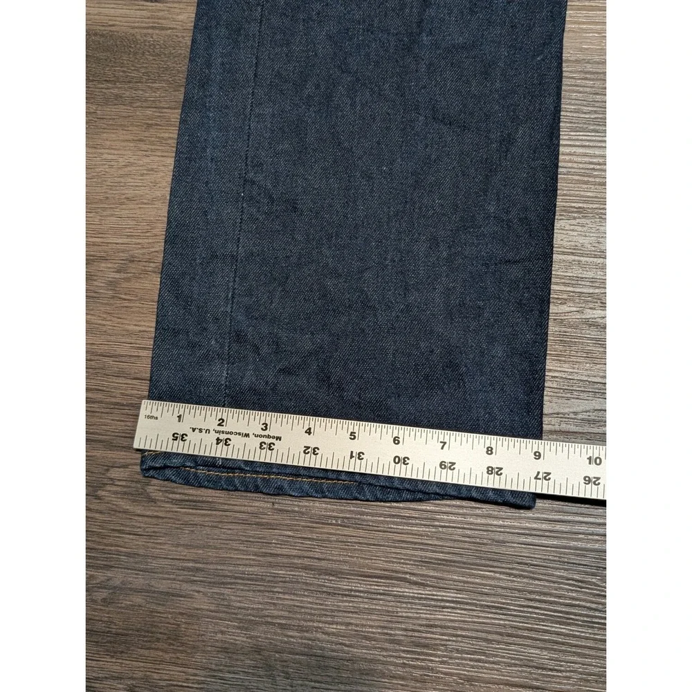 Levis 501 Original‎ Mens Dark Wash Straight Leg Button Fly Jeans W36 L36 Blue